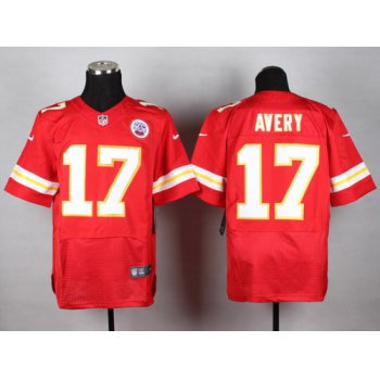 Nike Kansas City Chiefs #17 Donnie Avery Red Elite Jersey