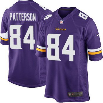 Nike Minnesota Vikings #84 Cordarrelle Patterson 2013 Purple Game Jersey