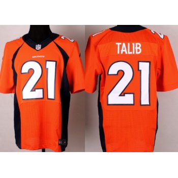 Nike Denver Broncos #21 Aqib Talib 2013 Orange Elite Jersey