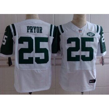 Nike New York Jets #25 Calvin Pryor White Elite Jersey