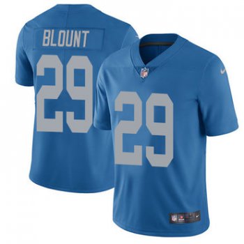 Men's NFL Detroit Lions #29 LeGarrette Blount Blue Vapor Untouchable Limited Alternate Nike Jersey