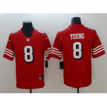 Nike San Francisco 49ers #8 Steve Young Red 2018 Vapor Untouchable Limited Jersey