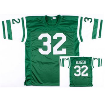 New York Jets #32 Emerson Boozer Green Throwback Jersey