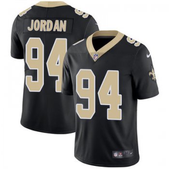 Nike New Orleans Saints #94 Cameron Jordan Black Team Color Men's Stitched NFL Vapor Untouchable Limited Jersey