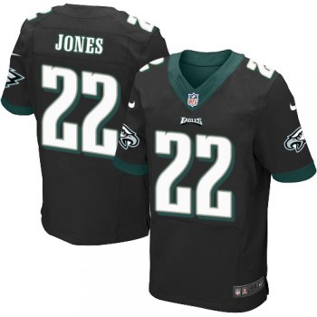 Nike Philadelphia Eagles #22 Sidney Jones Black Alternate Men's Stitched NFL New Elite Jersey