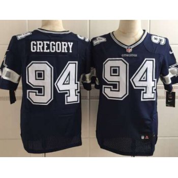 Men's Dallas Cowboys #94 Randy Gregory Nike Blue Elite Jersey