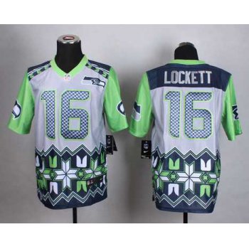 Men's Seattle Seahawks #16 Tyler Lockett 2015 Nike Noble Fashion Elite Jersey