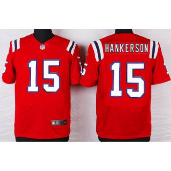 Men's New England Patriots #15 Leonard Hankerson Red Alternate NFL Nike Elite Jersey