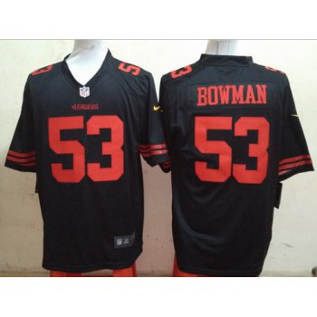 Men's San Francisco 49ers #53 NaVorro Bowman Black Alternate 2015 NFL Nike Game Jersey