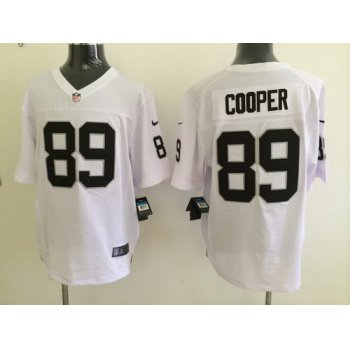 Nike Oakland Raiders #89 Amari Cooper White Elite Jersey