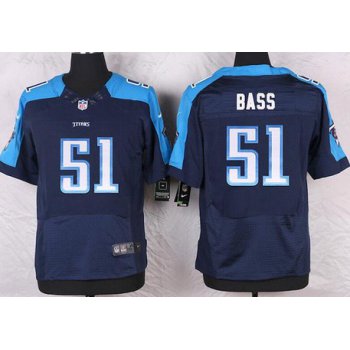 Men's Tennessee Titans #51 David Bass Navy Blue Alternate NFL Nike Elite Jersey