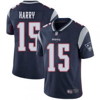 Nike Patriots #15 N'Keal Harry Navy Blue Team Color Men's Stitched NFL Vapor Untouchable Limited Jersey
