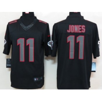 Nike Atlanta Falcons #11 Julio Jones Black Impact Limited Jersey