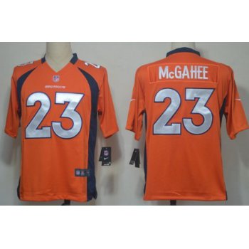 Nike Denver Broncos #23 Willis McGahee Orange Game Jersey