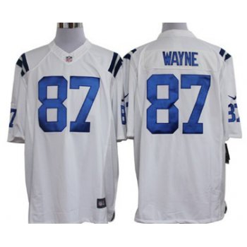 Nike Indianapolis Colts #87 Reggie Wayne White Limited Jersey