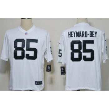 Nike Oakland Raiders #85 Darrius Heyward-Bey White Game Jersey