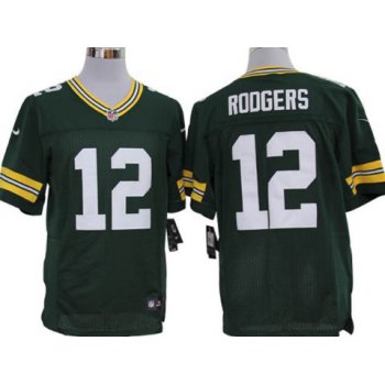 Nike Green Bay Packers #12 Aaron Rodgers Green Limited Jersey