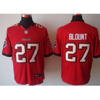 Nike Tampa Bay Buccaneers #27 LeGarrette Blount Red Limited Jersey
