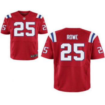 Men's New England Patriots #25 Eric Rowe Red Alternate Stitched NFL Nike Elite Jersey