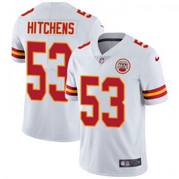 Nike Kansas City Chiefs #53 Anthony Hitchens White Men's Stitched NFL Vapor Untouchable Limited Jersey