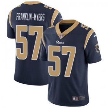 Nike Los Angeles Rams #57 John Franklin-Myers Navy Blue Team Color Men's Stitched NFL Vapor Untouchable Limited Jersey