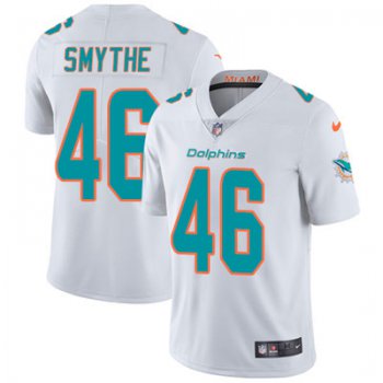 Nike Miami Dolphins #46 Durham Smythe White Men's Stitched NFL Vapor Untouchable Limited Jersey