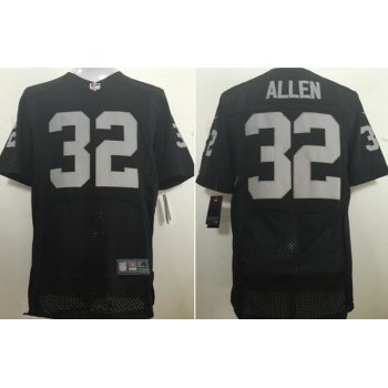 Men's Oakland Raiders #32 Marcus Allen New Black Stitched NFL Retired Player Nike Elite Jersey
