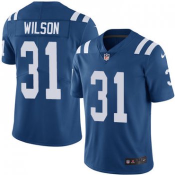 Nike Indianapolis Colts #31 Quincy Wilson Royal Blue Team Color Men's Stitched NFL Vapor Untouchable Limited Jersey