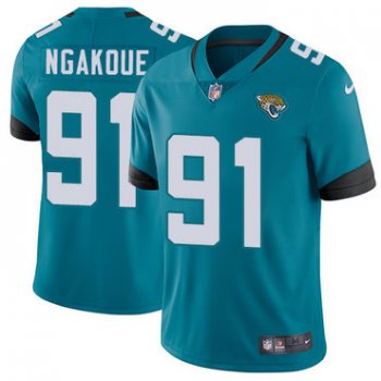 Nike Jacksonville Jaguars #91 Yannick Ngakoue Teal Green Team Color Men's Stitched NFL Vapor Untouchable Limited Jersey