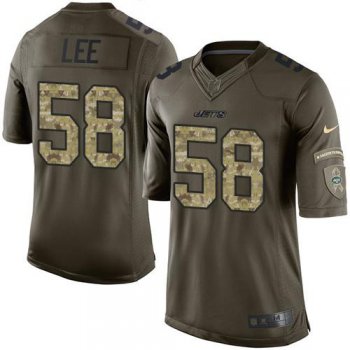 Nike New York Jets #58 Darron Lee Green Men's Stitched NFL Limited Salute to Service Jersey