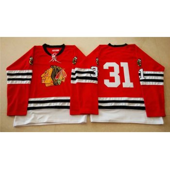 Chicago Blackhawks #31 Antti Raanta 1960-61 Red Vintage Jersey
