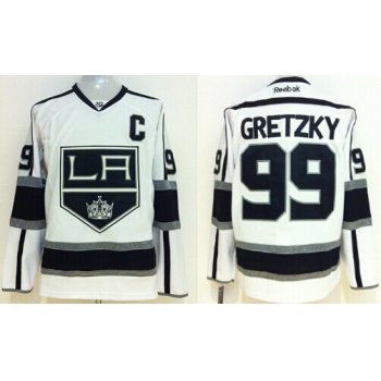 Los Angeles Kings #99 Wayne Gretzky White Jersey