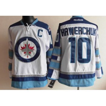 Winnipeg Jets #10 Dale Hawerchuk White Jersey