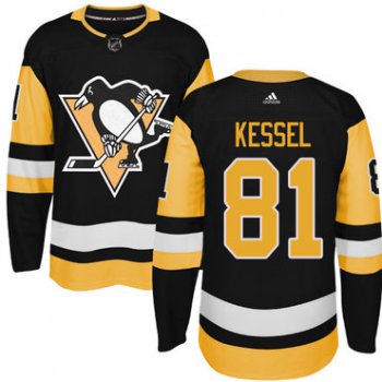Adidas Pittsburgh Penguins #81 Phil Kessel Black Alternate Authentic Stitched NHL Jersey