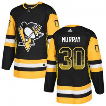Men's Pittsburgh Penguins #30 Matthew Murray Black Drift Fashion Adidas Jersey