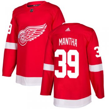 Adidas Men's Detroit Red Wings #39 Anthony Mantha Red Home Authentic Stitched NHL Jersey
