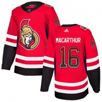 Men's Ottawa Senators #16 Clarke MacArthur Red Drift Fashion Adidas Jersey
