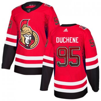 Men's Ottawa Senators #95 Matt Duchene Red Drift Fashion Adidas Jersey