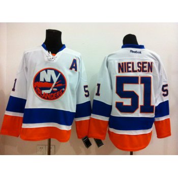 New York Islanders #51 Frans Nielsen White Jersey