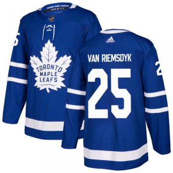 Adidas Maple Leafs #25 James Van Riemsdyk Blue Home Authentic Stitched NHL Jersey