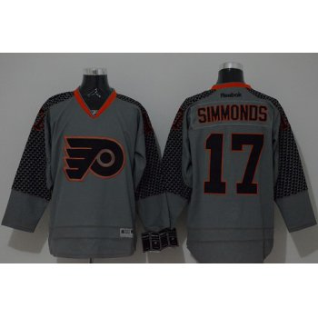 Philadelphia Flyers #17 Wayne Simmonds Charcoal Gray Jersey