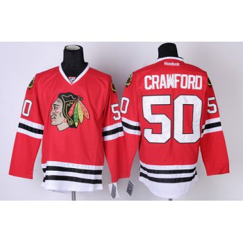 Chicago Blackhawks #50 Corey Crawford Red Jersey