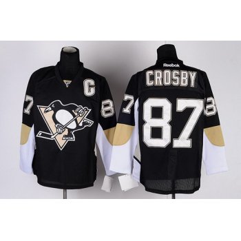 Pittsburgh Penguins #87 Sidney Crosby Black Jersey