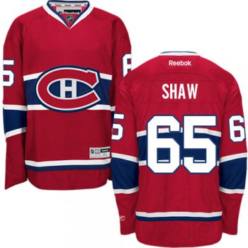 Men's Montreal Canadiens 65 Andrew Shaw Red Home Reebok NHL Hockey Stitched Jersey