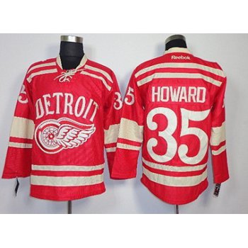 Detroit Red Wings #35 Jimmy Howard 2014 Winter Classic Red Jersey