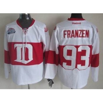 Detroit Red Wings #93 Johan Franzen White Winter Classic Jersey