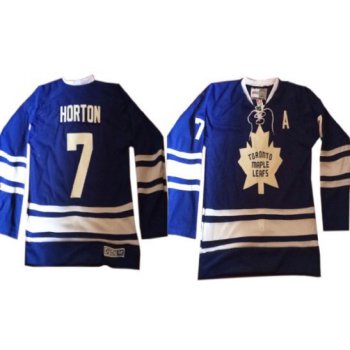 Toronto Maple Leafs #7 Tim Horton Blue Third Throwback CCM Jersey