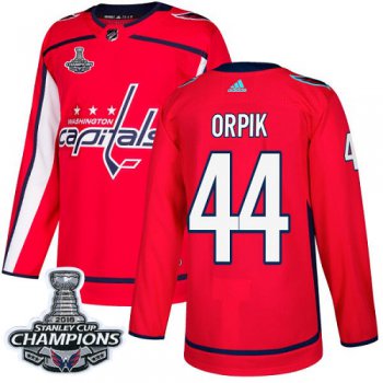 Adidas Washington Capitals #44 Brooks Orpik Red Home Authentic Stanley Cup Final Champions Stitched NHL Jersey