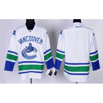 Vancouver Canucks Blank White Jersey