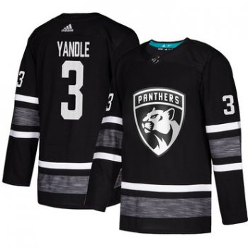 Panthers #3 Keith Yandle Black Authentic 2019 All-Star Stitched Hockey Jersey